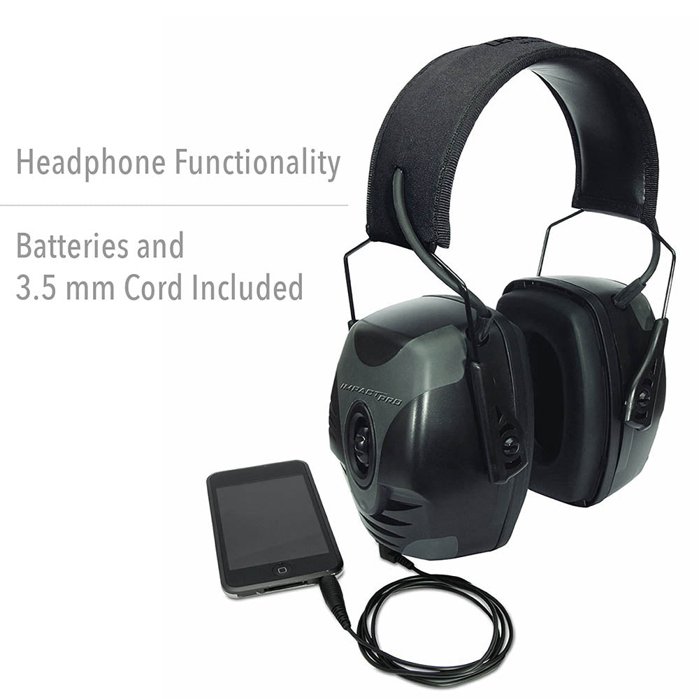 Howard Leight Honeywell Impact Pro High NRR Sound Amplification Electronic Earmuff - Shooting Accessories