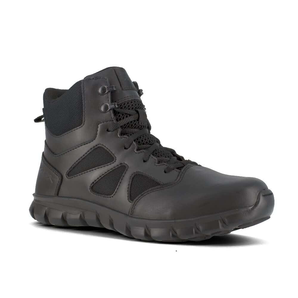 Reebok Sublite Cushion Tactical 6'' Boot with Soft Toe - Black RB8605 - Newest Products