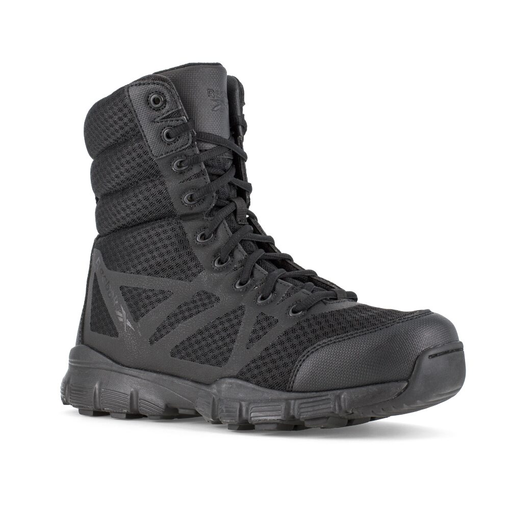 Reebok Dauntless 8'' Seamless Tactical Boot with Soft Toe - Black RB8720 - Clothing &amp; Accessories