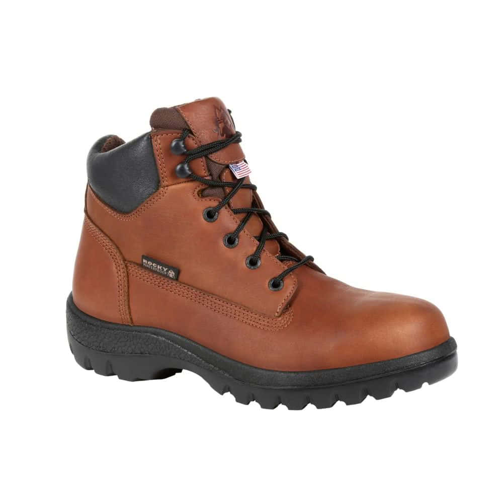 Rocky International USA Worksmart Steel Toe Waterproof Work Boot - Clothing &amp; Accessories