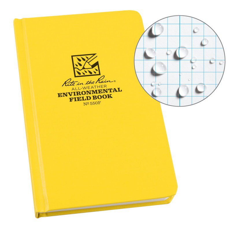 Rite in the Rain Environmental Hard Cover Book 550F - Notepads, Clipboards, & Pens