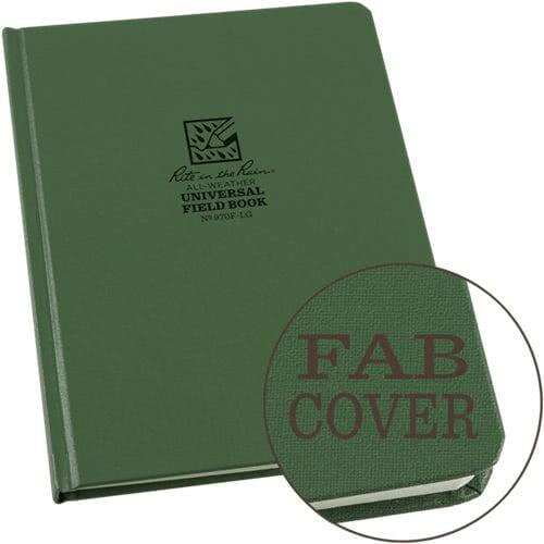 Rite in the Rain RiteRain 6.75x8.75 BK Notebook - Green