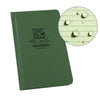 Rite in the Rain Fabrikoid Universal Mini Bound Book - 4.25 x 6.75 - Green 970F-M - Newest Arrivals