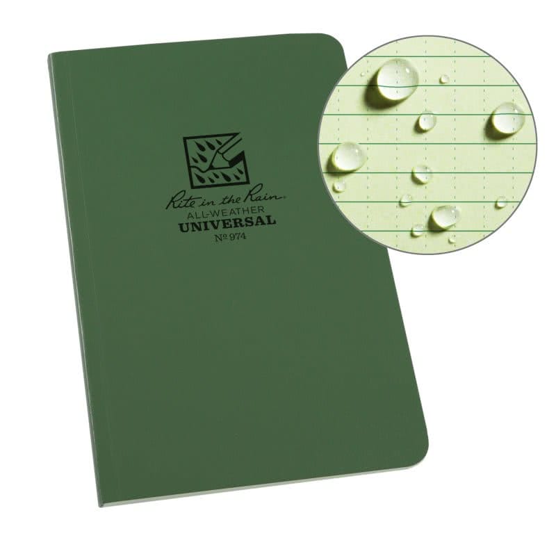 Rite in the Rain Soft Cover Side Bound Book - Green