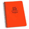Rite in the Rain 4.625" x 7" Side-Spiral Notebook with All-Weather Paper - Orange