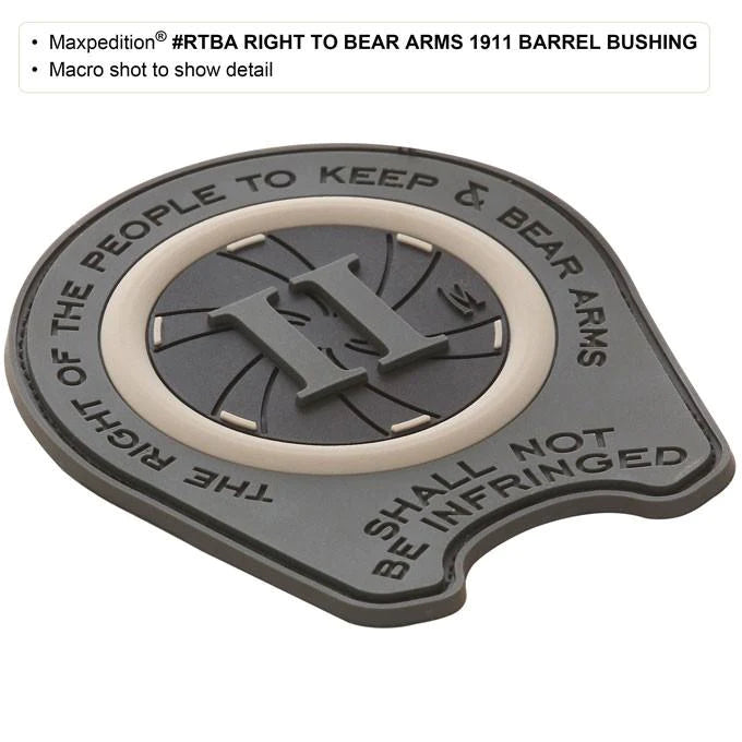 Maxpedition Right To Bear Arms Patch RTBA - Clothing &amp; Accessories
