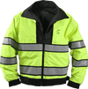 Rothco 8720: Dual-Sided Hi-Viz Yellow & Classic Black Reversible Uniform Jacket - Clothing &amp; Accessories