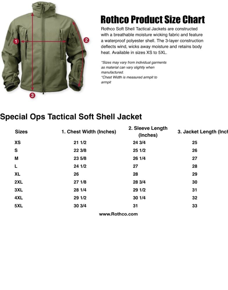 Rothco Special Ops Tactical Soft Shell Jacket - Softshell Jackets
