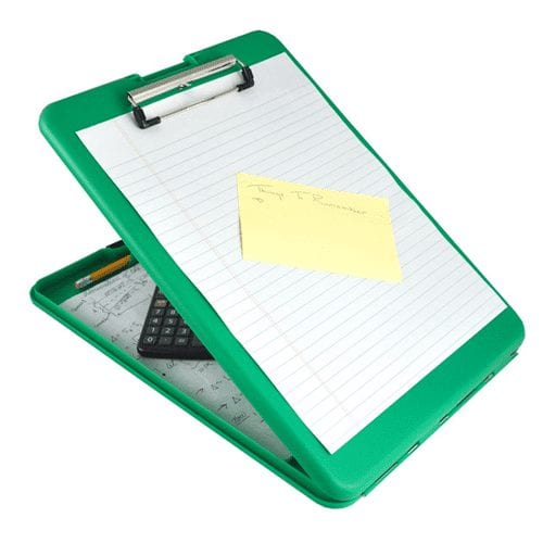 Saunders Slimmate Storage Clipboard - Letter/A4 - Notepads, Clipboards, & Pens