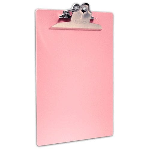 Saunders Clipboard 21800 - Pink - Notepads, Clipboards, & Pens