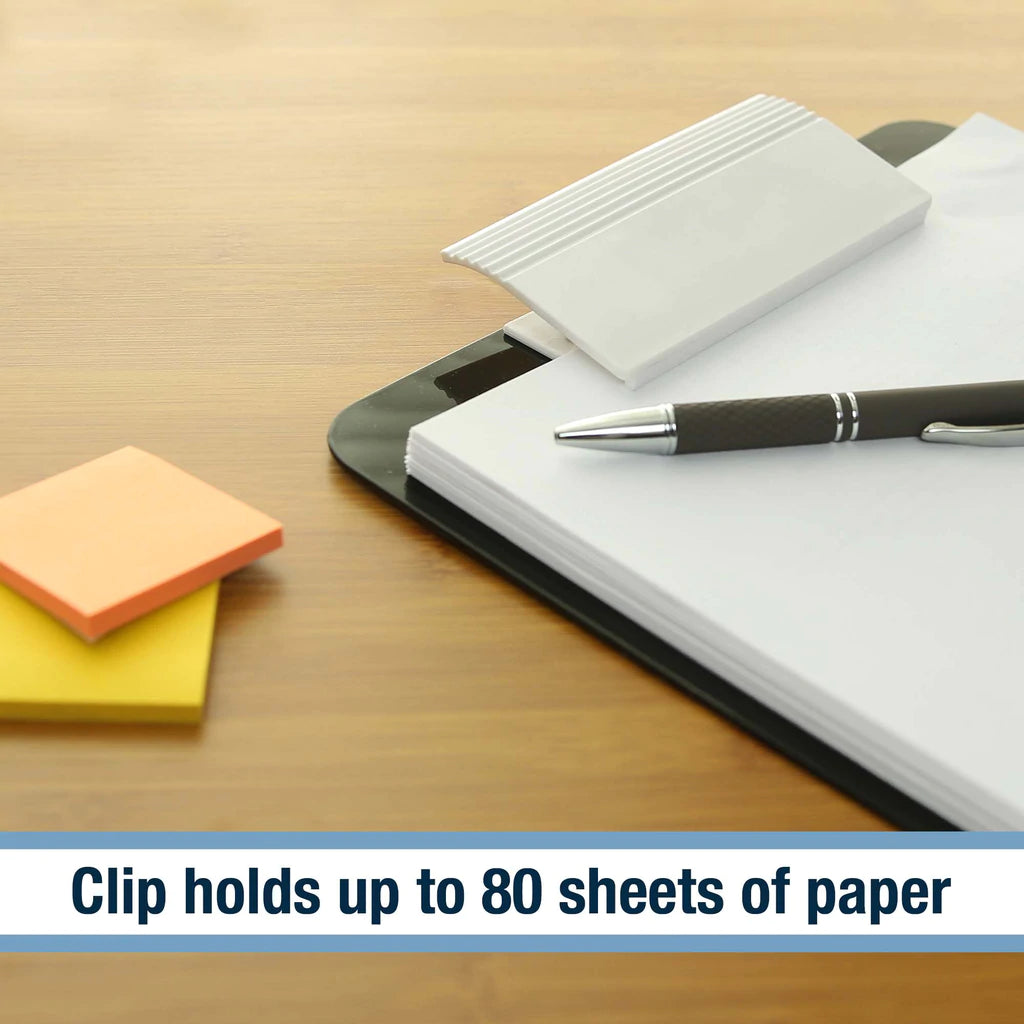 Saunders Antimicrobial Plastic Clipboard - Letter/A4 Size - Notepads, Clipboards, &amp; Pens