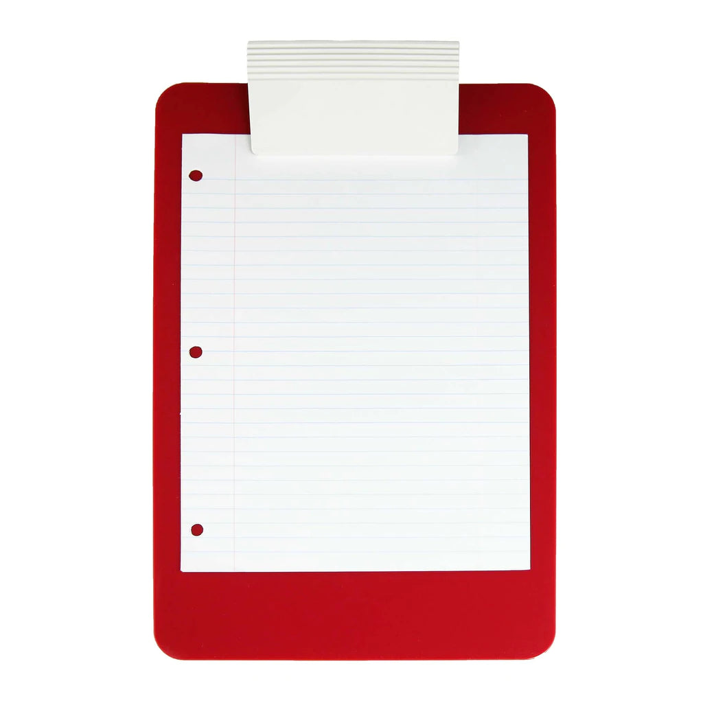 Saunders Antimicrobial Plastic Clipboard - Letter/A4 Size - Notepads, Clipboards, &amp; Pens