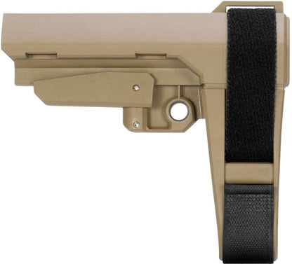 SB Tactical SBA3 FDE, 5-POSITION ADJUSTABLE SBA3X-02-SB - Shooting Accessories