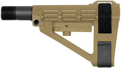 SB Tactical SBA4 FDE, 5-POSITION ADJUSTABLE SBA4X-02-SB - Shooting Accessories