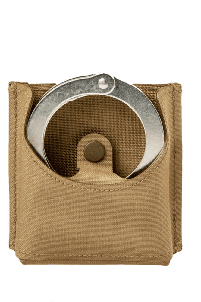 Sentry Handcuffs Pouch Single Open Top - Coyote Brown