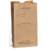 Sirchie Pre-Printed Kraft Evidence Bags (Set of 100) - 5" x 3.125" x 9.825"