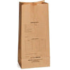 Sirchie Pre-Printed Kraft Evidence Bags (Set of 100) - 8" x 5" x 18"