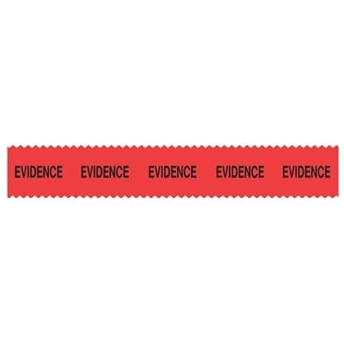 Sirchie EZ-PEEL Tape Red "Evidence" EZ10002 - Tactical &amp; Duty Gear