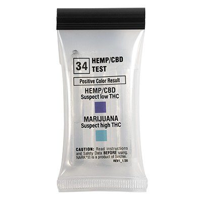 Sirchie NARK II Hemp/CBD Screening Test NARK20034 - Newest Arrivals