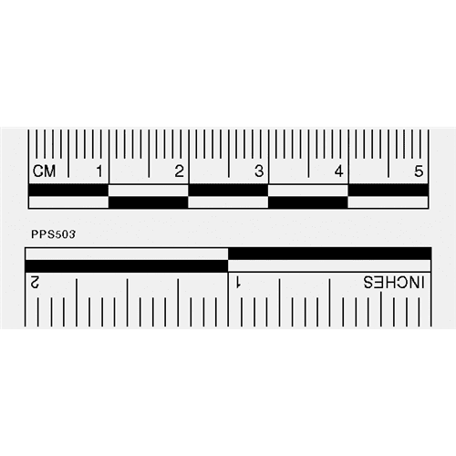 Sirchie Photo Evidence Reference Scale Labels PPS503 - Tactical & Duty Gear