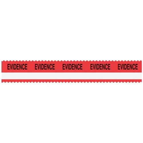 Sirchie SIRCHMARK Evidence Tape with White Stripe 108ft SM50002 - Tactical & Duty Gear