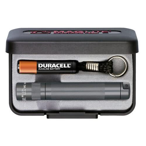 Maglite Solitaire LED 1 AAA-Cell LED Flashlight - Gray, Display Box