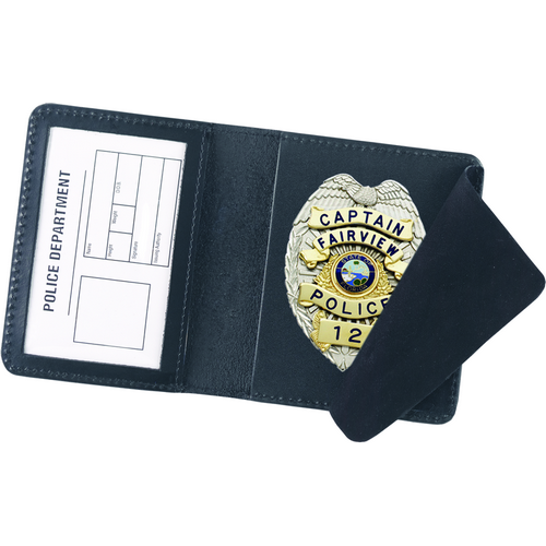 Strong Leather Company Side Open Badge Case - Duty - Tactical & Duty Gear