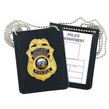 Strong Leather Company Recessed Badge Holders For Neck Or Belt 81100-0642 - Badges &amp; Accessories