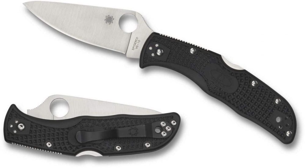 Spyderco Endela Plain or Serrated Folding Knife - Knives