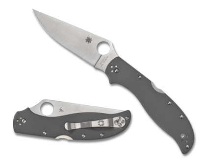 Spyderco Strech 2 XL Grey G-10 CPM CRU-WEAR - Newest Products