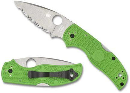 Spyderco Native 5 Salt Green LC200N C41PGR5 - Knives