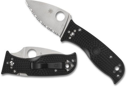 Spyderco Lil' Temperance 3 Lightweight Serrated C69SBK3 - Knives