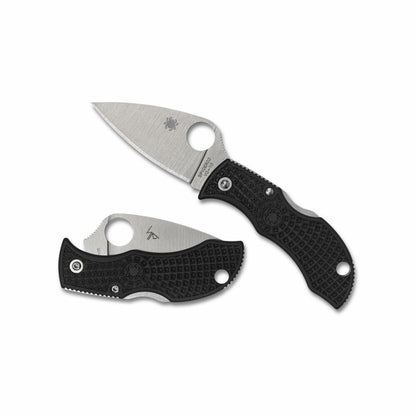 Spyderco Manbug Black FRN Leaf Black Blade SpyderEdge - Knives