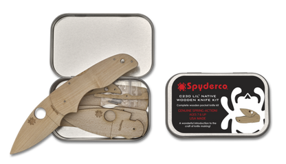 Spyderco WOODEN KIT LIL' NATIVE - Newest Products