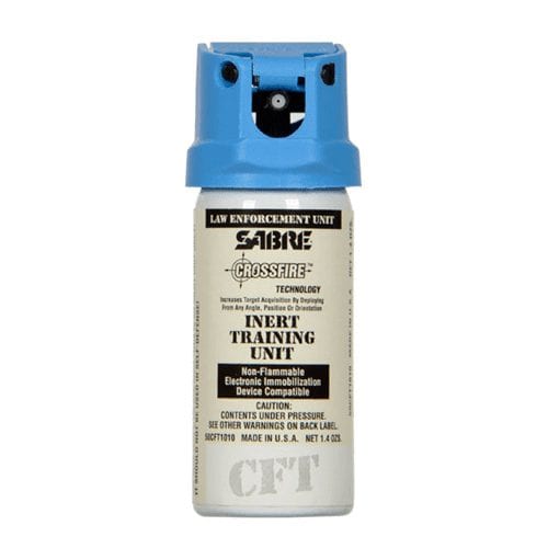 Sabre Crossfire Active and Inert Pepper Spray (Inert, 0.33% MC, 0.67%, 1.33% MC.) - Tactical &amp; Duty Gear