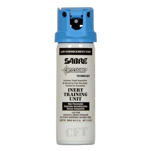 Sabre Crossfire Active and Inert Pepper Spray (Inert, 0.33% MC, 0.67%, 1.33% MC.) - Tactical &amp; Duty Gear