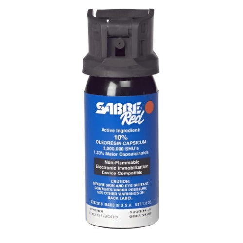 Sabre Red Cone Pepper Spray 10% OC, 1.33% MC MK-2, MK-3, MK-3.5, MK-4 - Tactical &amp; Duty Gear