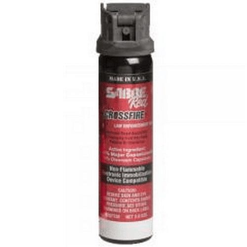 Sabre Crossfire Active and Inert Pepper Spray (Inert, 0.33% MC, 0.67%, 1.33% MC.) - Tactical & Duty Gear