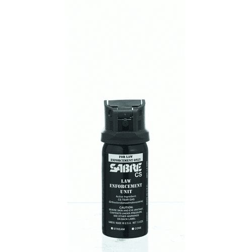 Sabre 1.5% CS Tear Gas (2oz, 4.4oz, or 18.5oz) Stream or Fogger - Tactical & Duty Gear