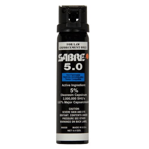 Sabre 5.0 Pepper Spray 0.67% MC, 5% OC, 10% OC  - Tactical &amp; Duty Gear