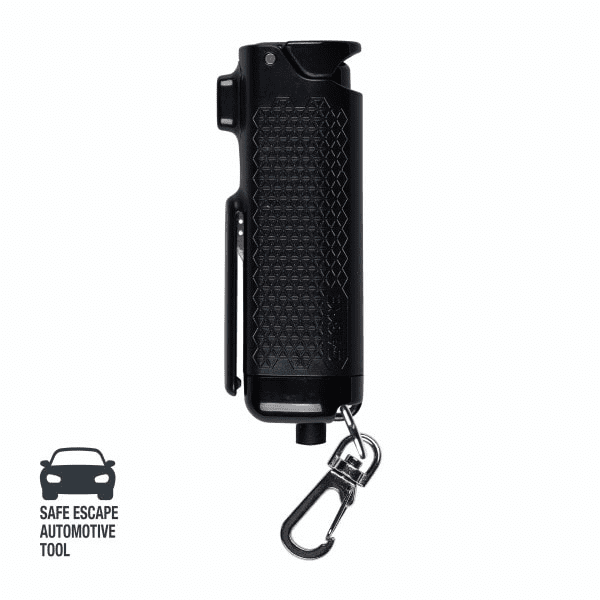 Sabre Safe Escape 3-In-1 Pepper Gel with Seat Belt Cutter and Window Breaker - Black