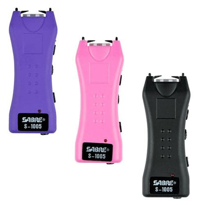 Sabre Dual Capacitor Stun Gun with LED Flashlight - Other Stun Guns