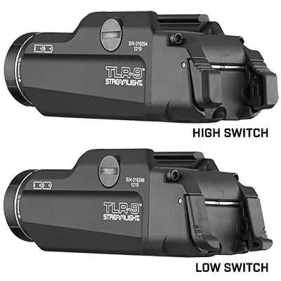 Streamlight TLR-9 Gun Light with Ambidextrous Rear Switch Options 69464 - Tactical & Duty Gear