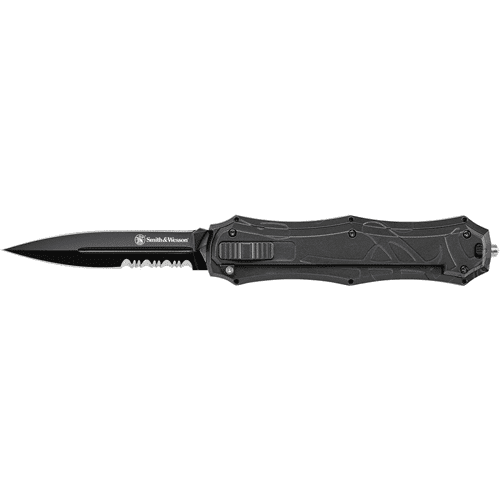 Smith & Wesson OTF Assist Finger Actuator - Serrated - Knives