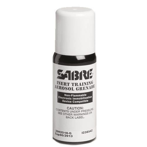 Sabre MK-3 Inert Pepper Grenade 2 oz – Tactical fog training grenade for safe law enforcement exercises.