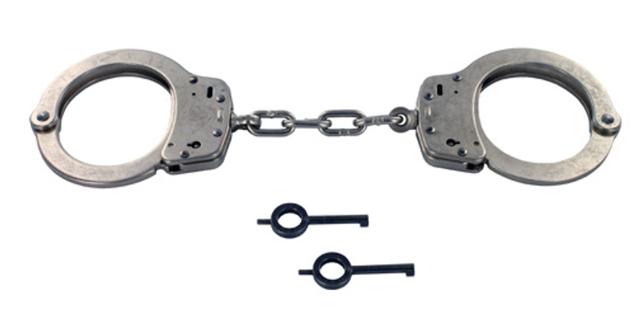 Smith & Wesson Model 100L 4-Link Chained Handcuffs - Tactical &amp; Duty Gear