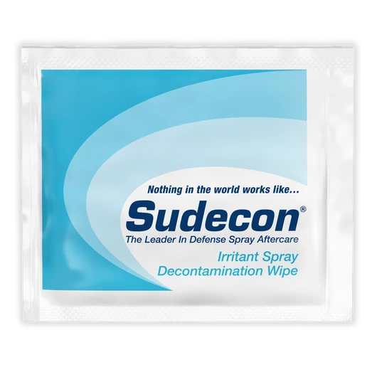 Fox Labs International Sudecon Decontaminant OC CS CN OC/CS Decontaminant Towelette Wipe - Qty 100 - Tactical & Duty Gear