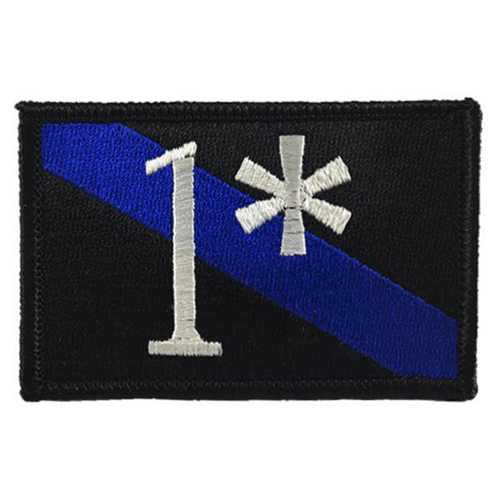 Thin Blue Line Public Safety Flag Patches Thin Blue/Red/Silver/Gold Line