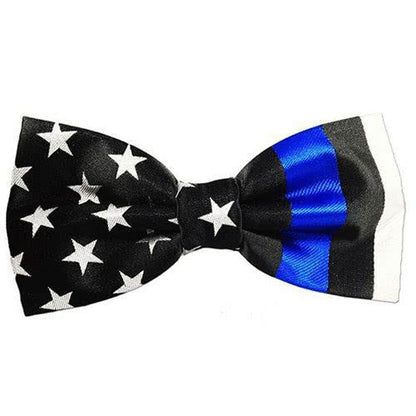 Thin Blue Line / Thin Red Line American Flag Bowtie