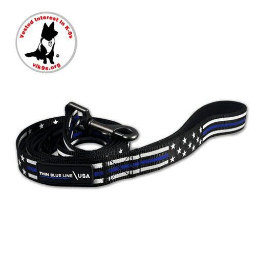 Thin Blue Line / Thin Red Line Stars & Stripes Dog Leash